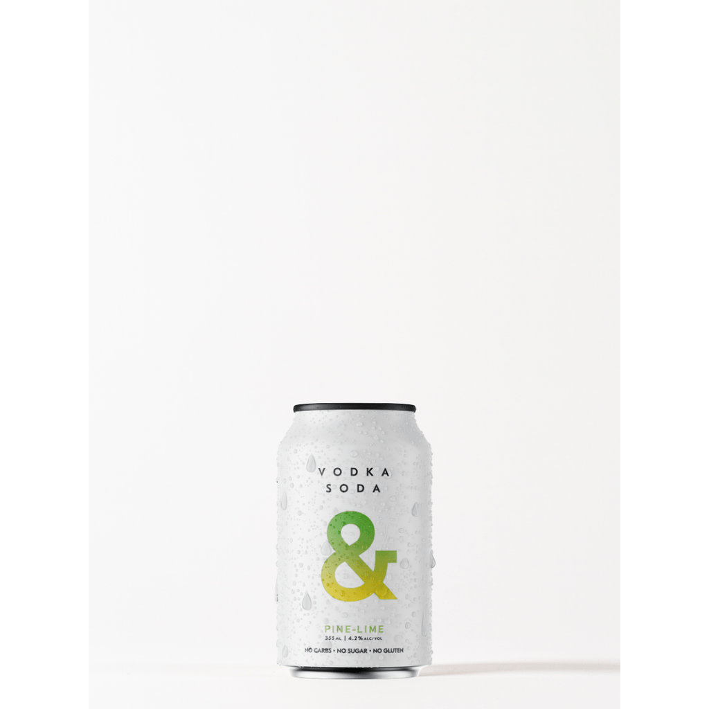 Ampersand Vodka Soda & Pine Lime 16 Cans x 250ml